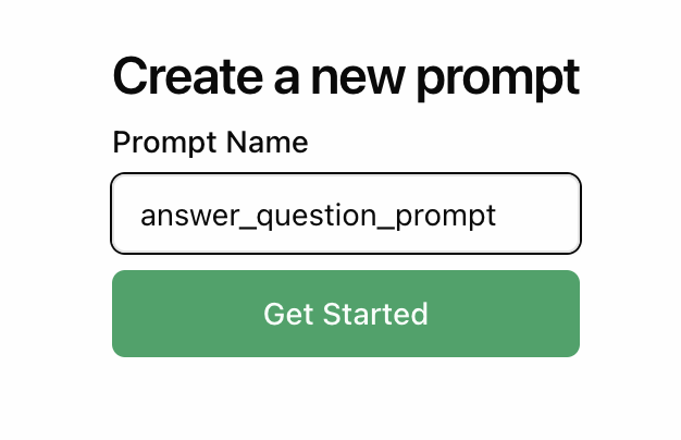 create prompt